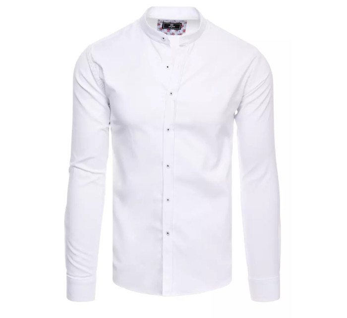 Pánska elegantná biela košeľa Dstreet DX2324