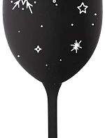 ZIMĚNKA - čierny pohár na víno 350 ml