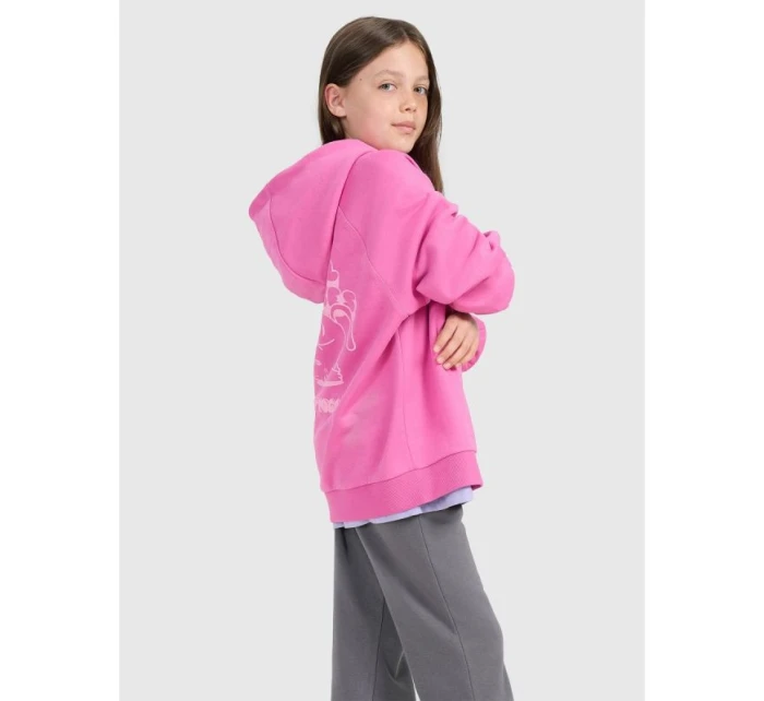 Dívčí mikina s kapucí model 21907215 - 4F
