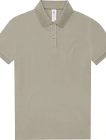 B&C My Polo 210 /women Dámske polo tričko z hrubej bavlny 01.W463 amalfi grey