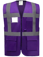 Yoko HVW 801 Hi-Vis multifunkčná vesta 79.W801 fialová Yoko HVW 801 Hi-Vis multifunkčná vesta 79.W801 fialová