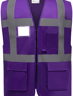 HVW 801 HiVis multifunkční vesta model 22502492 purple - Yoko