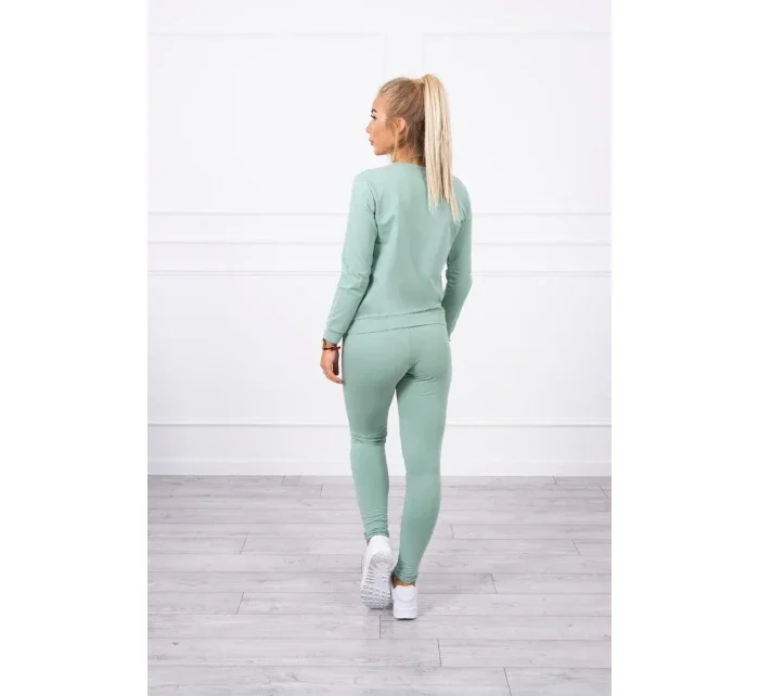 Tmavě mátová mikinová souprava Tmavě mátová mikinová souprava