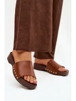 Dámské pantofle s přezkami Camel Terissa Dámské pantofle s přezkami Camel Terissa