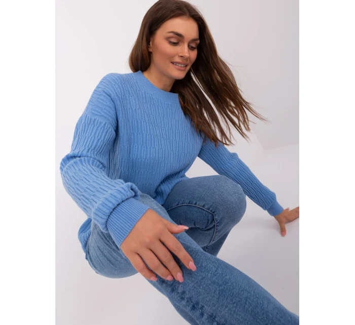 Sweter AT SW model 18884702 niebieski - FPrice