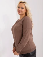 Bluzka RV BZ model 19154353 brązowy - FPrice Bluzka RV BZ model 19154353 brązowy - FPrice