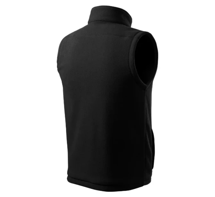 Next Fleecová vesta unisex čierna