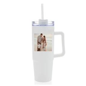Personalizovaná termoska s průhledným víčkem s fotografií 