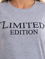 Limitovaná edícia blúzky šedá