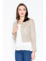 Dámské sako model 21101167 olivové - Figl Dámské sako model 21101167 olivové - Figl
