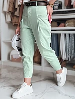 Dámske bavlnené nohavice CHINOSKA mint FashionStreet UY2555