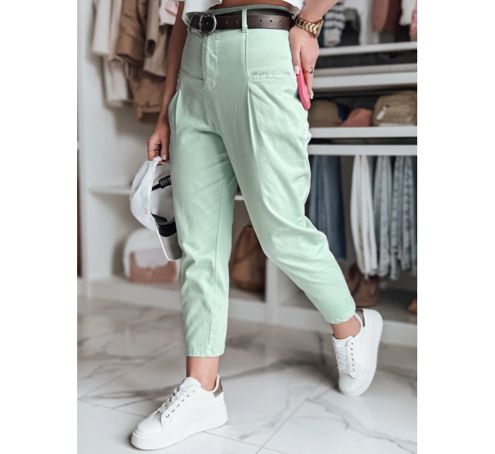 Dámské mint chinos kalhoty Dstreet model 21986281 - FashionStreet Dámské mint chinos kalhoty Dstreet model 21986281 - FashionStreet