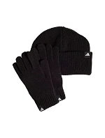 Detský set adidas čiapka + rukavice čierna JP2783