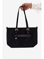Shopper taška z imitace semiše Černá model 22221025 - Flora&Co Shopper taška z imitace semiše Černá model 22221025 - Flora&Co