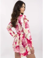 DHJ KO 20615 1.66 béžový a ružový overal DHJ KO 20615 1.66 béžový a ružový overal