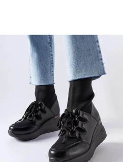 Topánky na klinovom podpätku model 206574 Solea