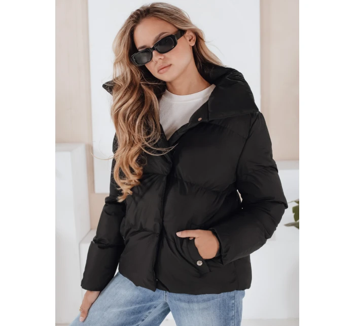 Dámska prešívaná zimná bunda LARO black FashionStreet TY1994