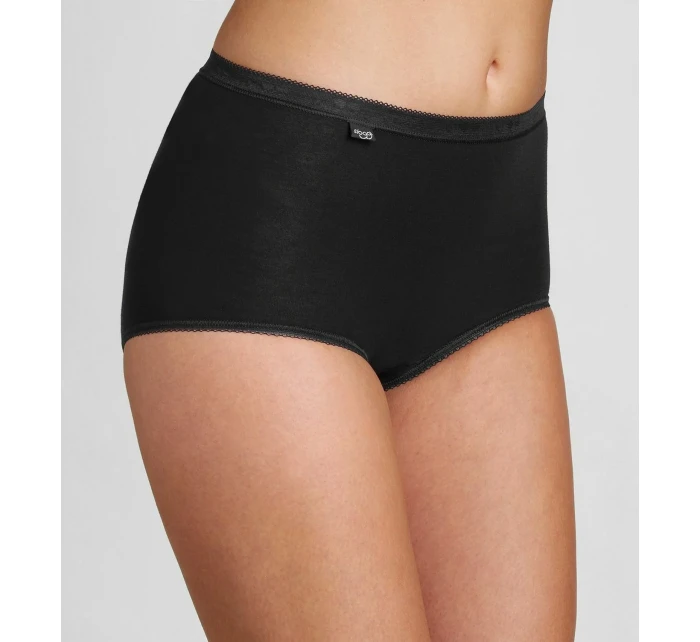 Dámske nohavičky Basic + Maxi 2P čierne - Sloggi Dámske nohavičky Basic + Maxi 2P čierne - Sloggi