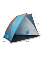 Plážový stan NILS  XXL modrý model 21332457 - Nils Extreme