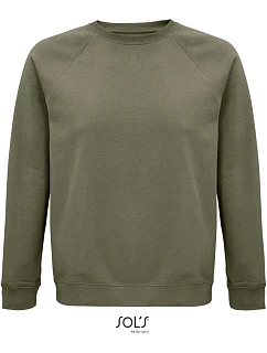 SOL'S Space Unisex raglánová mikina z bio bavlny model 22524238 khaki