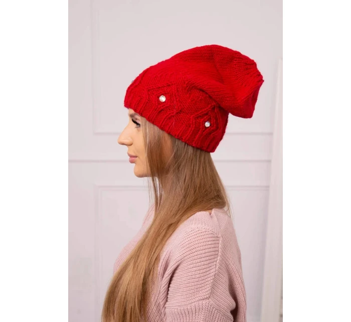Dámska čiapka Ramona K383 červená