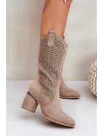 Kozačky Do   Béžové model 21686954 - S.Barski