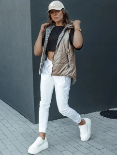 Dámská prošívaná vesta v barvě camel Dstreet model 21979242 - FashionStreet