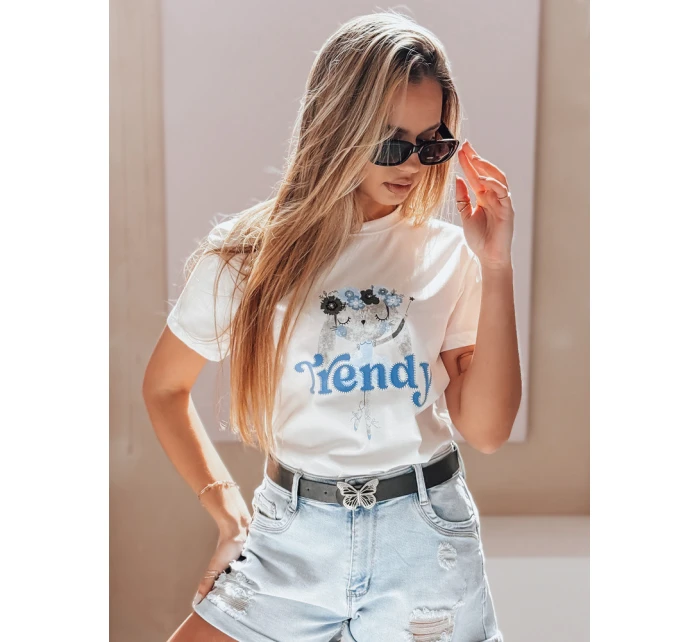 Dámské tričko s potiskem  bílé Dstreet model 21989250 - FashionStreet