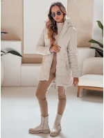 Dámská prošívaná zimní bunda s kapucí světle šedá Dstreet model 21991312 - FashionStreet Dámská prošívaná zimní bunda s kapucí světle šedá Dstreet model 21991312 - FashionStreet