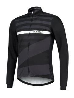 Rogelli zimná bunda STRIPE čierna M