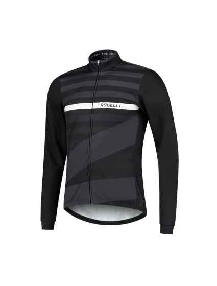 Rogelli zimná bunda STRIPE čierna M