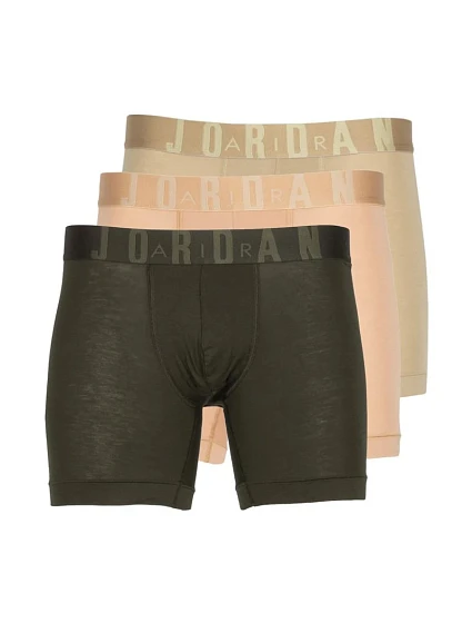 Pánske boxerky Air Jordan Flight Men's Modal Boxer Briefs, balenie po 3 kusoch, konope – JM0621-X0L