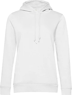 B&C Inspire Hooded /women_° Dámska mikina s kapucňou 01.W34B biela