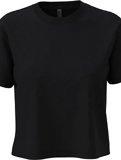 Next Level Apparel N 7610 Ťažký dámsky crop top 08.7610 čierny