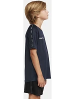 Craft Teamwear Squad Go Contrast Jersey Jr Detské kontrastné športové tričko 82.2727 tmavomodré Craft Teamwear Squad Go Contrast Jersey Jr Detské kontrastné športové tričko 82.2727 tmavomodré