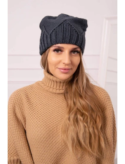 Dámská čepice Liliana model 18752209 graphite - K-Fashion