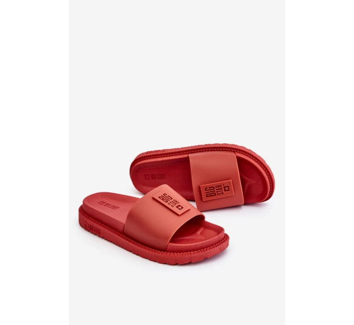 Damskie Klapki Big Star LL274430 Czerwone Damskie Klapki Big Star LL274430 Czerwone