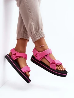 Dámské sandály na platformě Lee Cooper Fuchsia