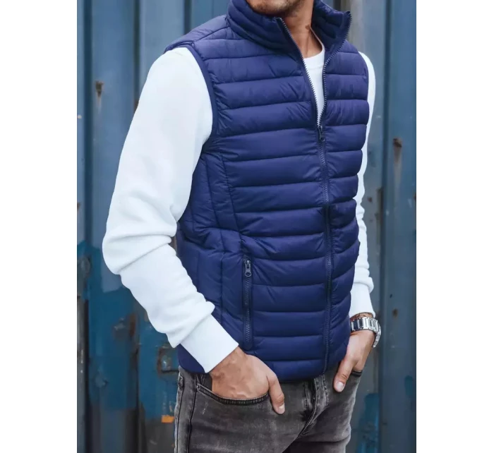 Pánská tmavě modrá vesta Dstreet model 21965234 - FashionStreet