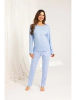 Dámské pyžamo Regina 704 long/r M-XL