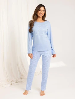 Dámské pyžamo Regina 704 long/r M-XL