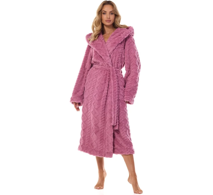 Dlouhý dámský župan 2402 model 20504586 S2XL - L&L