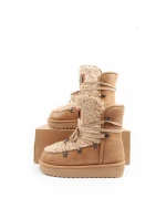 snow boots winter fashion  brown beige dámské model 21395269 - D.Franklin