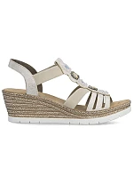 Dámské sandály pohodlné béžové model 22063265 - Rieker