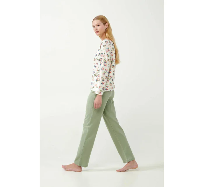 Vamp - Pastelové kvetinové pyžamo 21354 - Vamp Vamp - Pastelové kvetinové pyžamo 21354 - Vamp