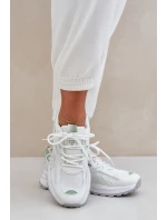 Buty Sportowe Damskie Big Star NN274A095 HI-POLY SYSTEM Biało-Zielone Buty Sportowe Damskie Big Star NN274A095 HI-POLY SYSTEM Biało-Zielone