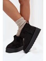 Dámské Sněhule Na Platformě S Big Star Černé model 21705862 - Big Star Shoes