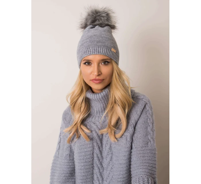 Dámska čiapka.69 sivá