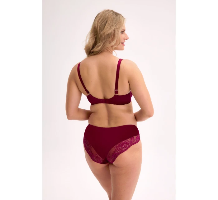 Dámská podprsenka  Bordó  model 21886415 - Gaia