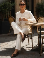 Dámske semišové baleríny so špicatou špičkou hnedej farby FashionStreet ZY1423